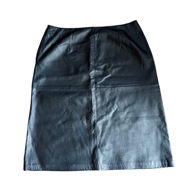 Nygard Collection 💯 Genuine Leather Skirt - Picture 4 of 7
